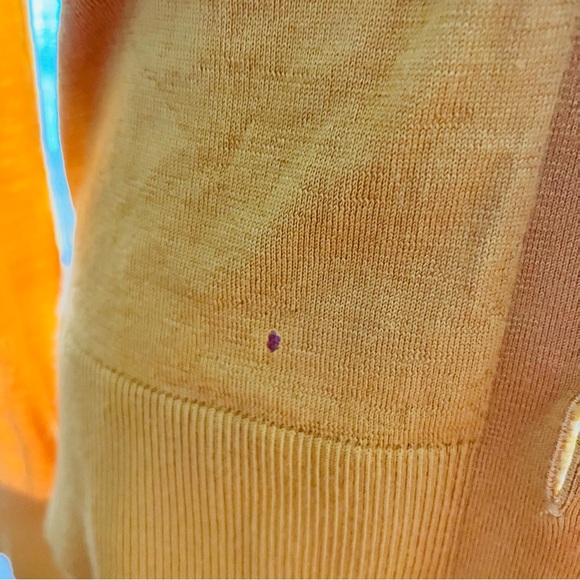 Tori Burch Women's Mustard Cardigan Sweater - Picture 4 of 5